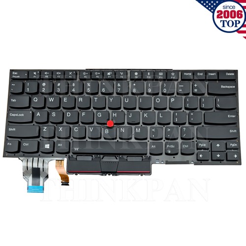 New US Backlit Keyboard for Lenovo ThinkPad X1 Carbon 7th Gen 2019 20QD 20QE - Picture 2 of 9