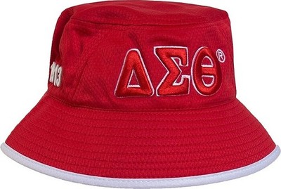 Delta Sigma Theta Novelty Bucket Hat [Red]
