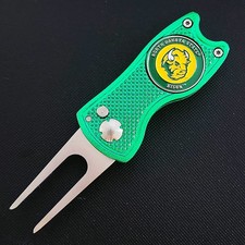North Dakota State Bison Switchblade Divot Repair Tool 2-Sided Golf Ball Marker