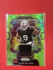 2023 Panini Prizm TYREE WILSON RC Green Pulsar Relic #RG-TW
