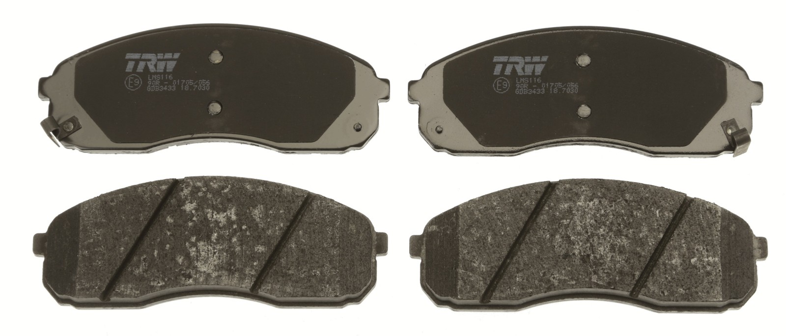 Für TRW GDB3433 BRAKE PAD SET, DISC BRAKE