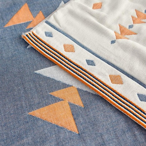 Bohemia Throw Blanket Double-Side Knitted Soft Woven Reversible Multi Color - Picture 7 of 7