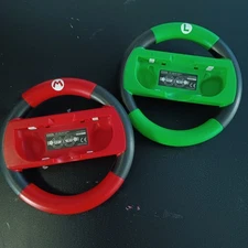 HORI Official Nintendo Switch Mario Kart 8 Deluxe Racing Wheel Mario & Luigi