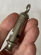 Vintage Working Metal ACME Referee (Police Style) Whistle Made in England #803