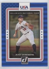 2016 Panini Donruss USA Collegiate National Team Blue 89/199 Mike Shawaryn 06yt