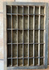 Antique Printers Type Drawer Typecase 1/3 Size Printer’s Type Case