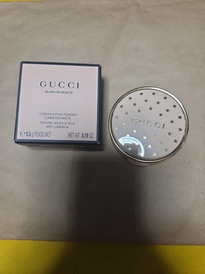 Gucci Blush De Beaute Cheeks And Eye Luminous Matte Powder SILKY ROSE 0.19oz