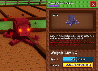 Corrupted Mimic Octopus! - Grow A Garden - Roblox - Fast & Easy!