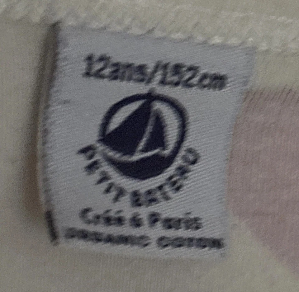 PETIT BATEAU для женщин и девочек слоновой кости и красный органический хлопок пижамы - Изображение 3 из 4