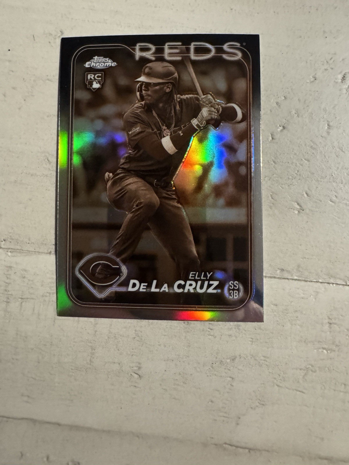 2024 Topps Chrome - Elly De La Cruz #44 Sepia Refractor (RC)