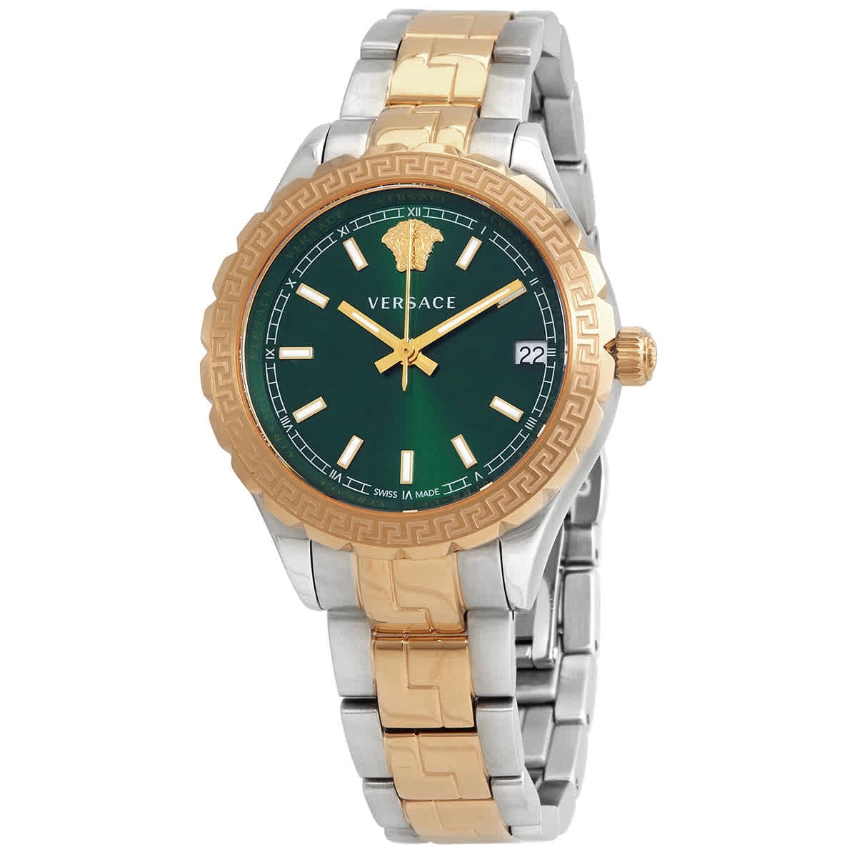 Versace V1205      0016  Green Dial 35 mm Women's Watch New