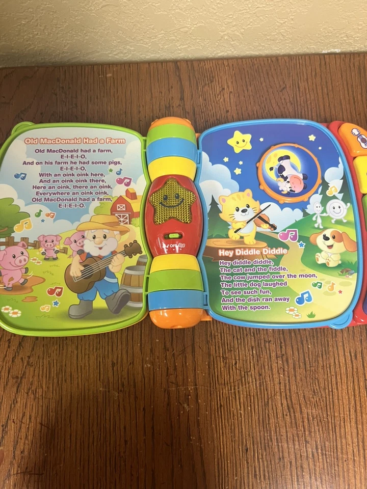 VTech Musical Rhymes Book Brilliant Baby Laptop Interactive Learning - Image 4 of 4