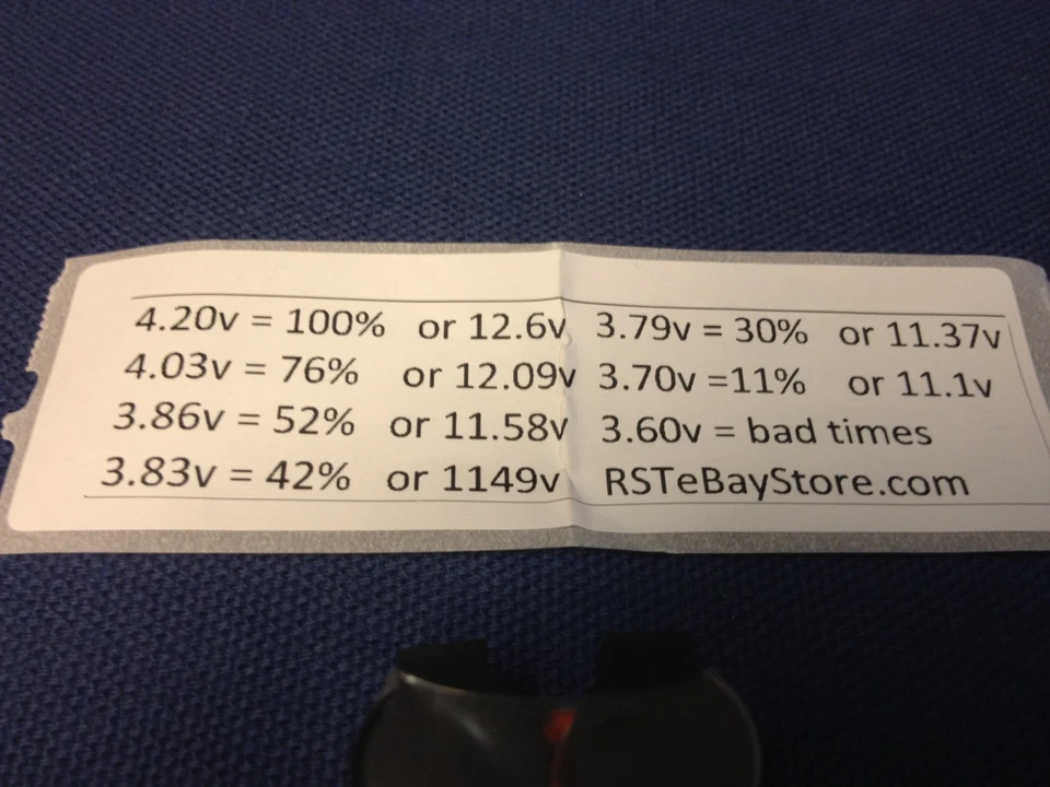 Lipo Battery Voltage Tester Volt Meter Monitor 1-8S w Low Voltage Alarm US Stock - Image 3 of 3