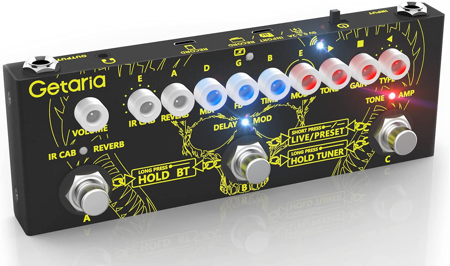 Getaria Guitar Multi Effect Pedal Electric Guitar Effects Pedal