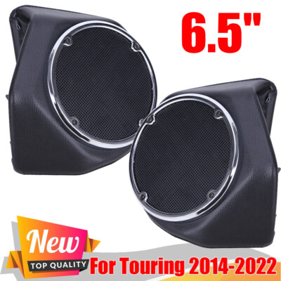 King Rear 6.5'' Speaker Pods For Harley Touring Tour Pak Pack Electra Glide 2014+