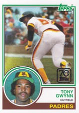 Tony Gwynn 2021 Topps Double Headers #TDH-1 Padres HOF Card