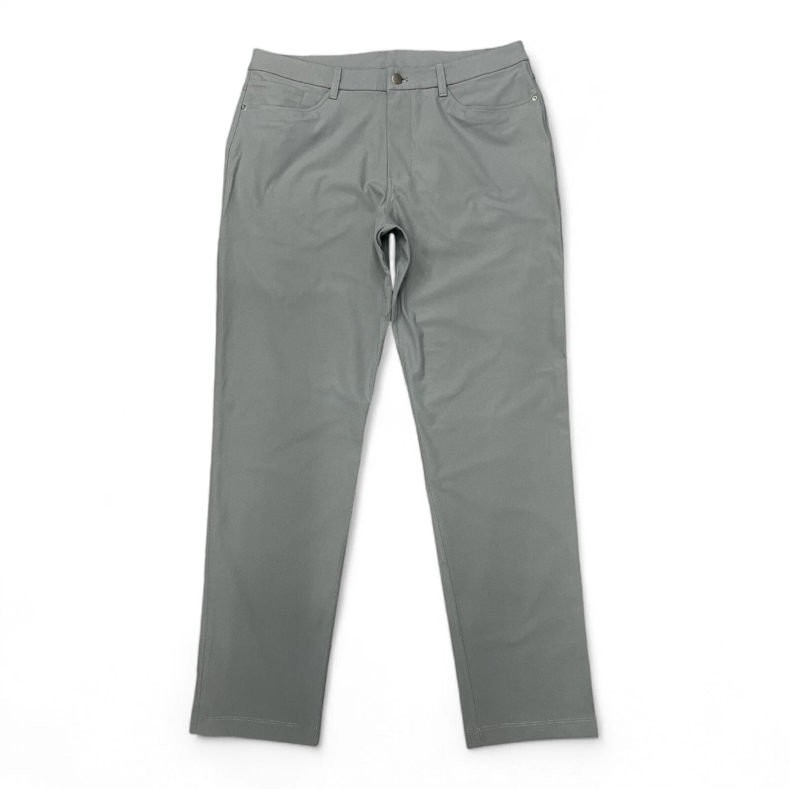 Lululemon Men's ABC Classic-Fit 5 Pocket Pant Warpstreme In Grey