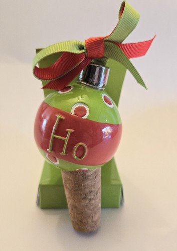 Christbaumschmuck Schlammkuchen Flasche Wein Stopfen festlich hell verpackt Spaß! - Bild 2 von 6