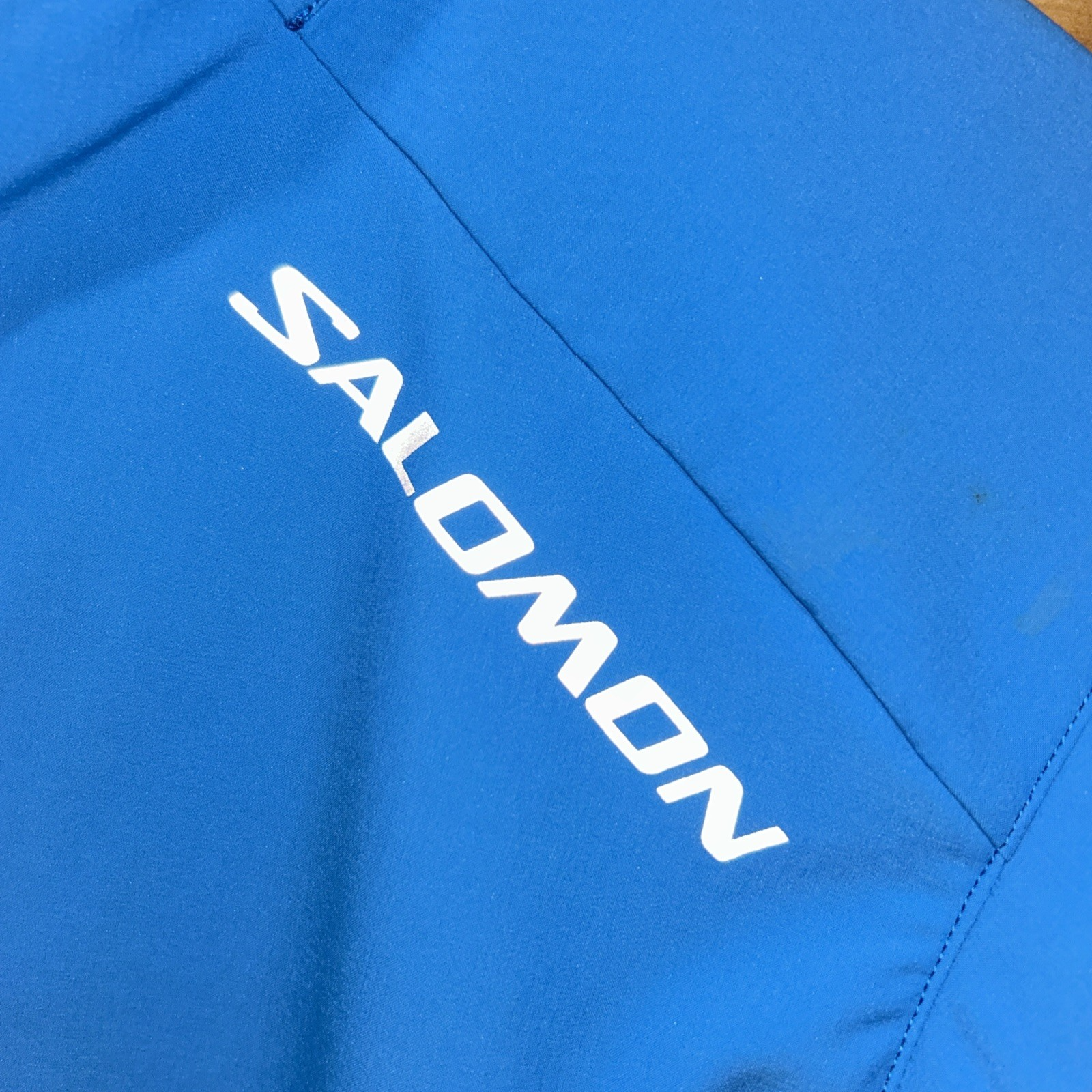 Salomon Clima Wind Gilet Donna Ciclismo Corsa Riflettente Full Zip Blu Taglia L