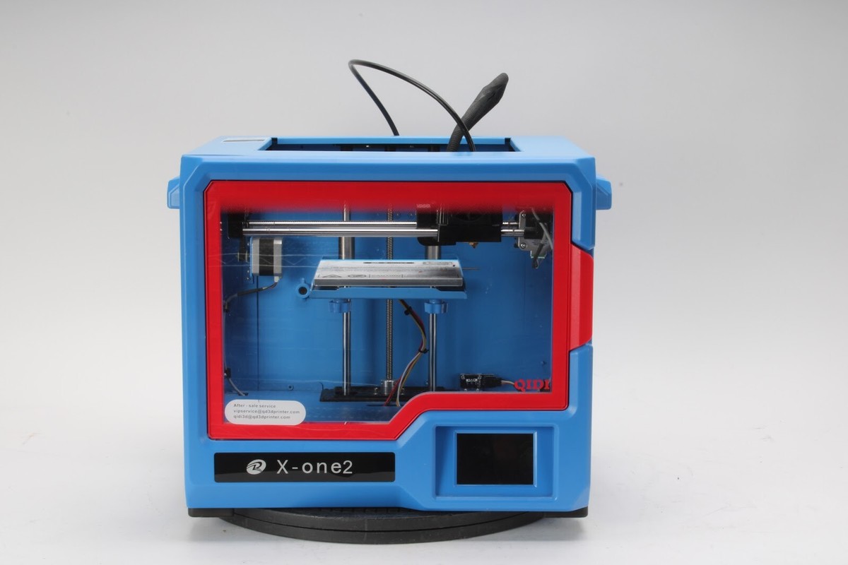 Qidi X-One2 Single Extruder 3D Printer With Red Filament | eBay