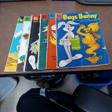 Bugs Bunny 6 Issue Comics Lot Run Set Collection Dell Gold Key Silver Bronze age