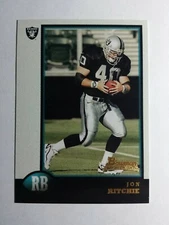 JON RITCHIE 1998 BOWMAN FOOTBALL CARD # 196 D2671