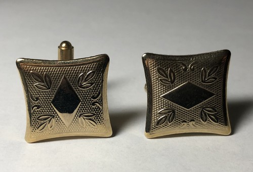 Vintage Stetson 5th Ave. cufflinks Gold Color - Picture 2 of 4