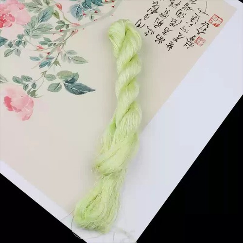 16silk tight twisted water ripple mulberry silk,hand-dyed embroidery silk thread - Picture 26 of 32