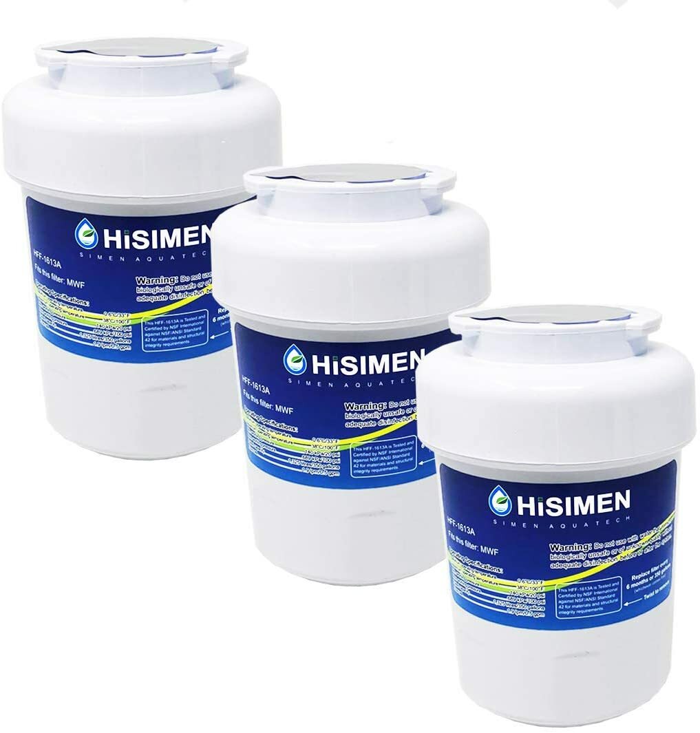 YA−MAN★HRF-3 3 Pack HiSimen GE Kenmore Genuine Refrigerator Fresh Water Filter