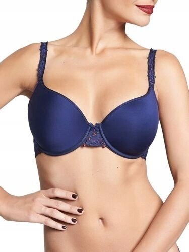 NEW Chantelle navy 70D bra