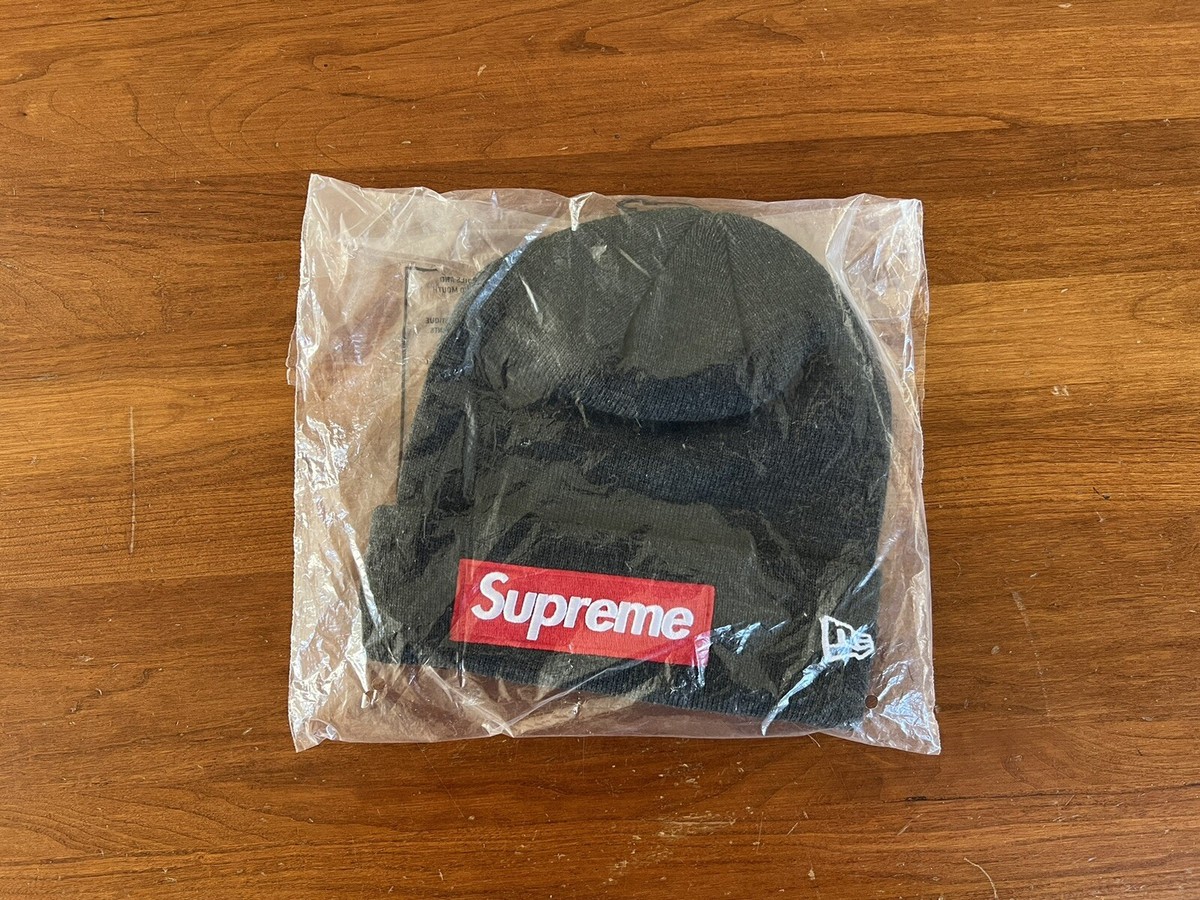Supreme Box Logo Beanie - FW21 - Charcoal Gray | eBay