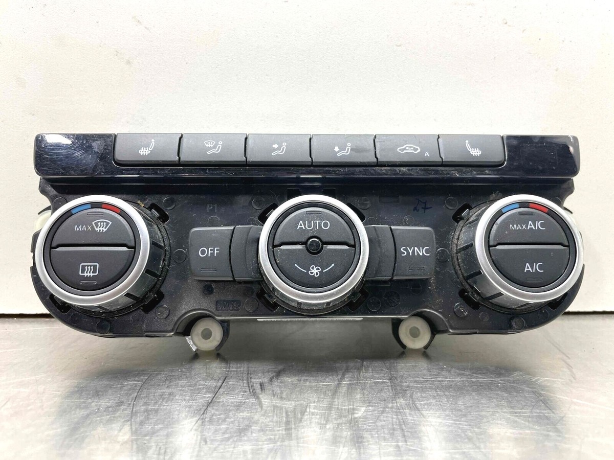 2013 VW CC Climatronic Dual Zone Heater A/C Climate Control Panel