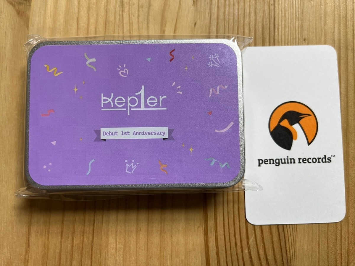 Kep1er Debut 1st Anniversary Official MD POLAROID TIN CASE SET