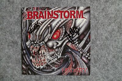 Brainstorm - Hungry CD album signed / autograph / autographed