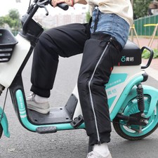 60/70cm Fur Fleece Lined Knee Pad Leg Warmer Thermal Windproof Waterproof Winter