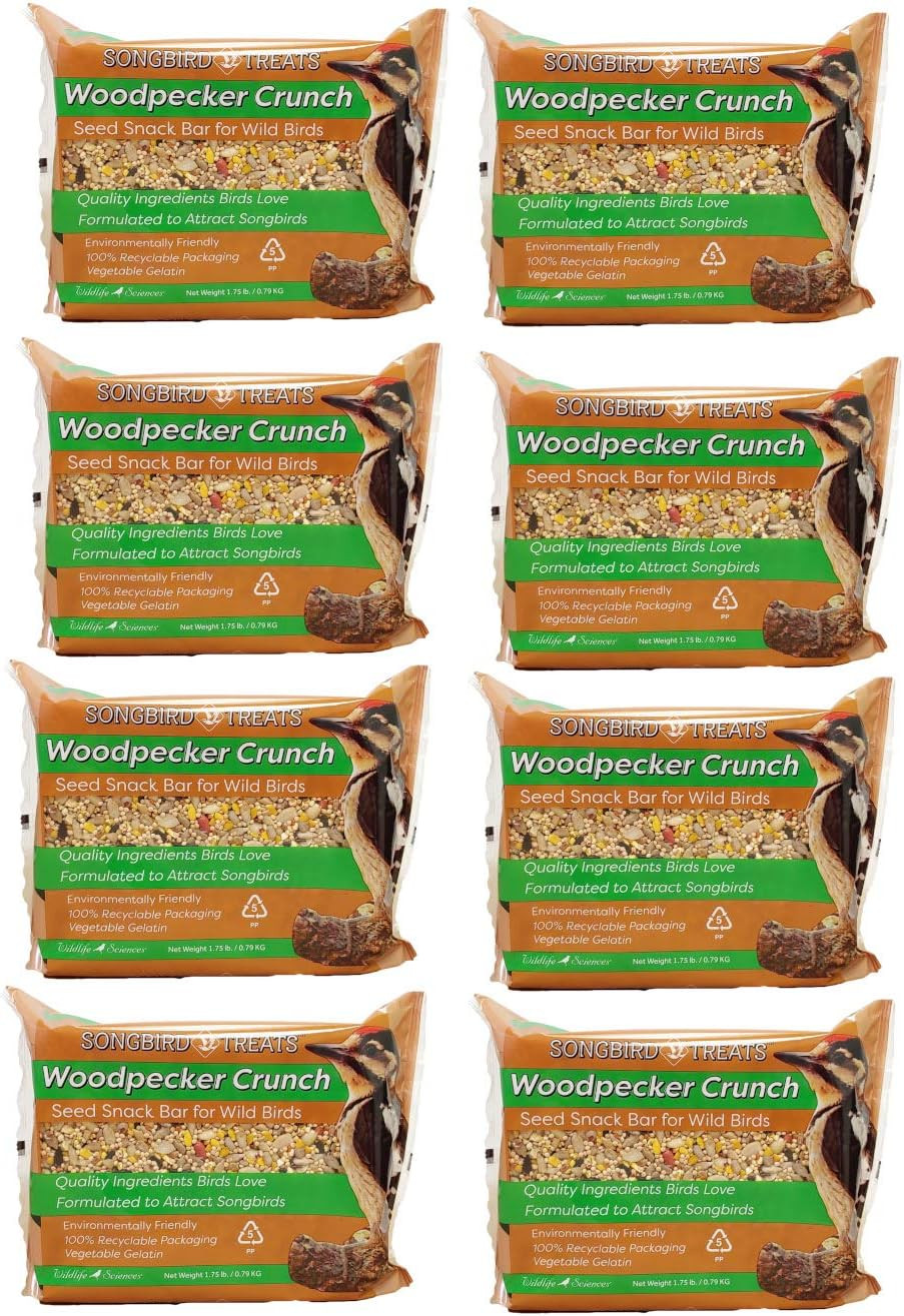Songbird Treats Seed Bars | 8 Pack of 1.75 lb Bird Seed Cake