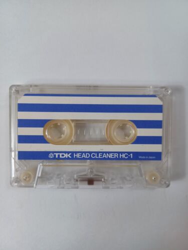 Vintage TDK Cassette HEAD CLEANER HC-1 Japan Excellent Genuine Free Ship - Picture 2 of 6