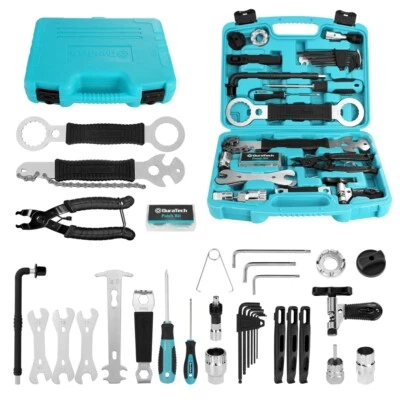 DURATECH 41 Pieces Bike Repair Tools Complete Bike Tools Kit with Storage Box - Image 1 of 4