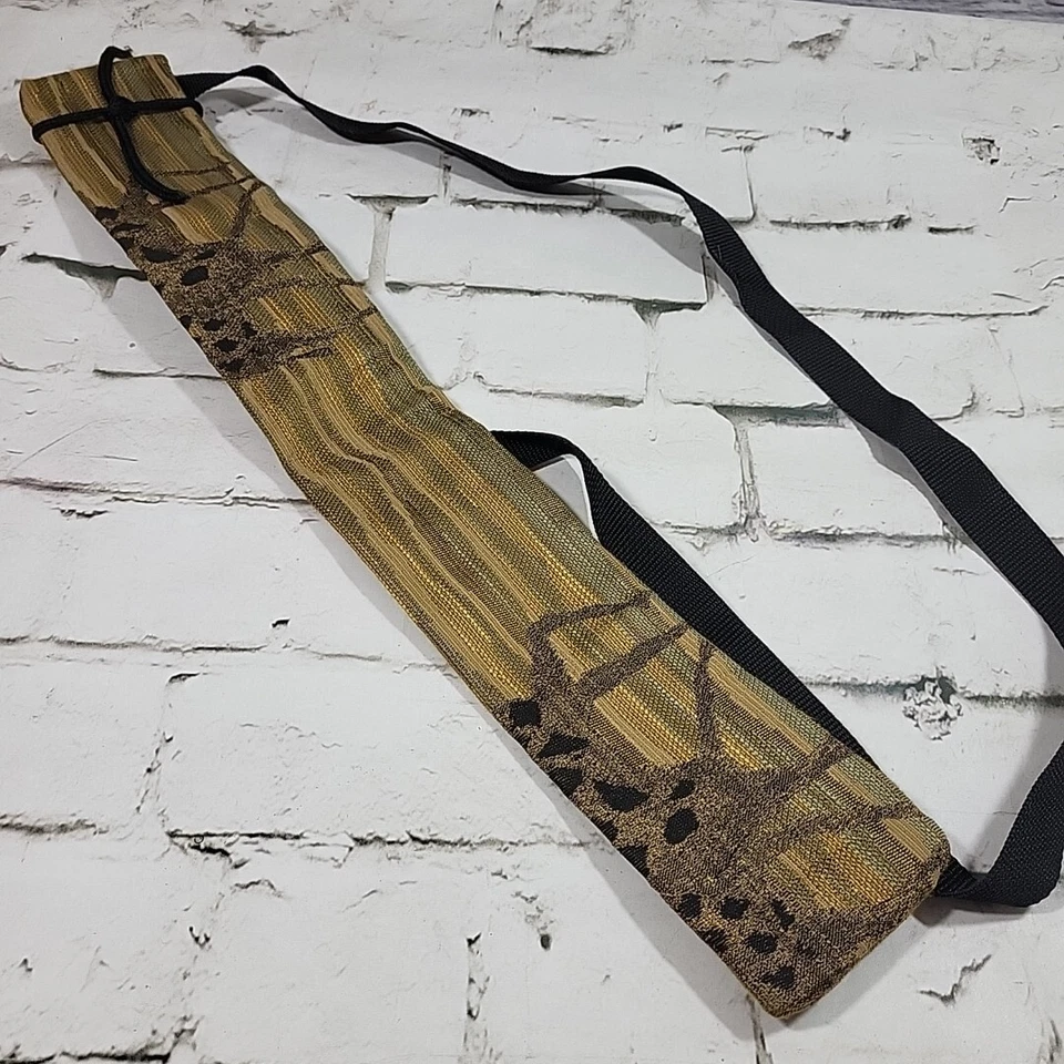 Safari Print Quiver Arrow Sling Bag Tapestry Wildlife Giraffes 24" Carrier - Image 4 of 4