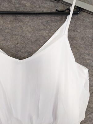 Cato Dress Womens 10 White Stretch Lace Bottom Lined Chiffon Bodice Back  Zip | eBay