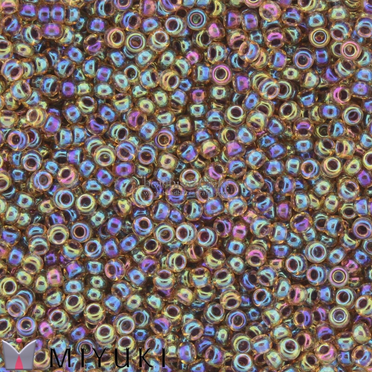Miyuki ❤︎ Miyuki Hex Cut Delica Seed Bead 11/0 24kt Light Gold Plated
