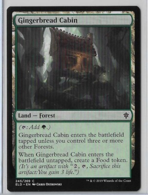 MTG Gingerbread Cabin of Eldraine (ELD) Common Magic Card #245/269 Unplayed | eBay MTG Gingerbread Cabin of Eldraine (ELD) Common Magic Card #245/269 Unplayed | eBay
