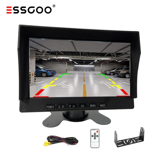ESSGOO Farbig Monitor 7 Zoll Bildschirm Display Für PKW LKW Auto Rückfahrkamera