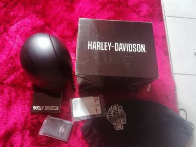 Casque jet noir Delton Sun Shield J04 5/8 Harley-Davidson taille