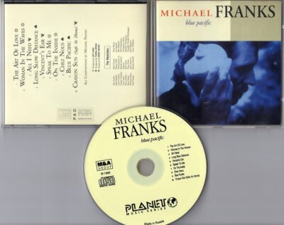 Michael Franks CD BLUE PACIFIC   1990 made in Russia M&A 10-track Planet Music
