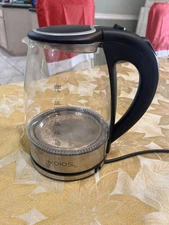 Koios 1.8L Electric Kettle,1500W,Measurements,LED Lights,Auto-Shut-Off,Glass