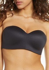 WACOAL 854372 Staying Power Wire Free Convertible Strapless Bra Size 34D Black