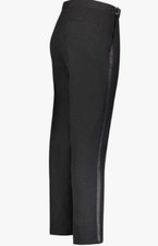 RGM Men's Tuxedo Pants Side Satin Stripe Flat Front, 33x30 Slim Fit