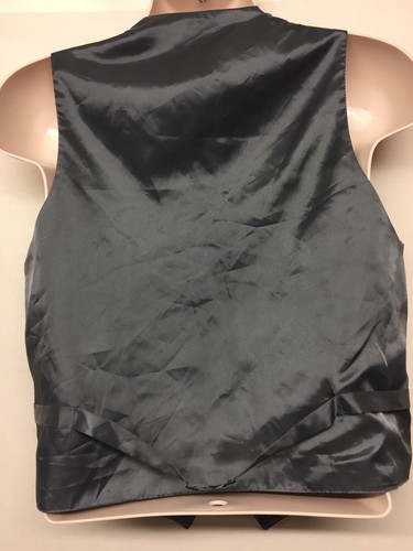 Jim's Formal Wear Men's Sleeveless V Neck Grey Vest Size Small Z11 - Picture 8 of 11