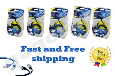 CAT5E Networking Cable RJ45 Male Connectors Maximum Durability